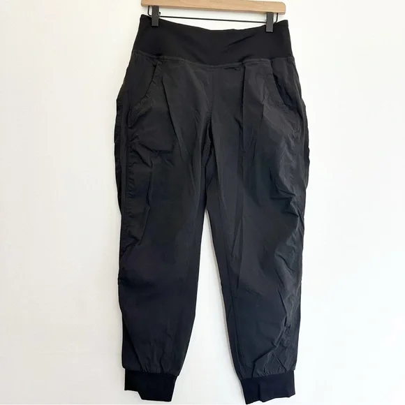 prAna Summit Joggers Black Size Medium Women’s Active Hiking Pants Athleisure - Picture 4 of 12